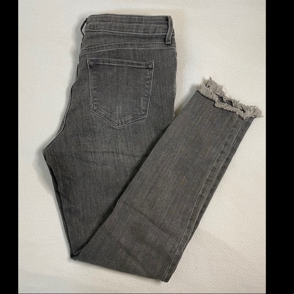 Old Navy Jeans- gray, distressed - Picture 3 of 3